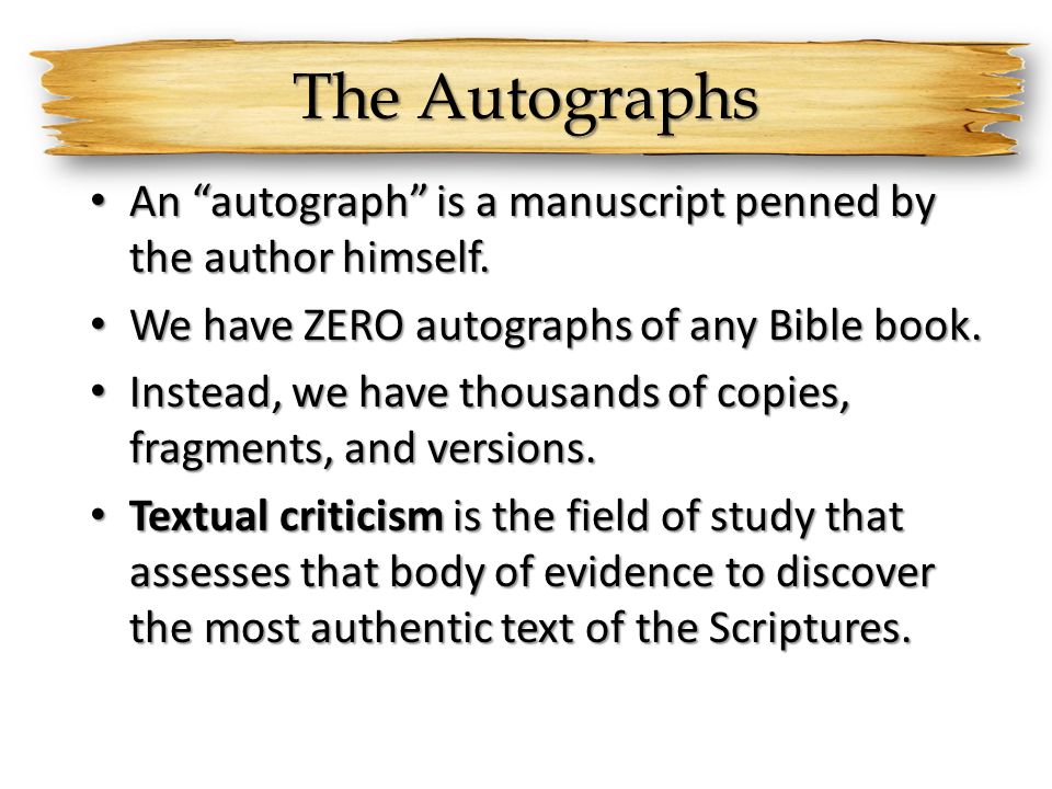 textual criticism new testament
